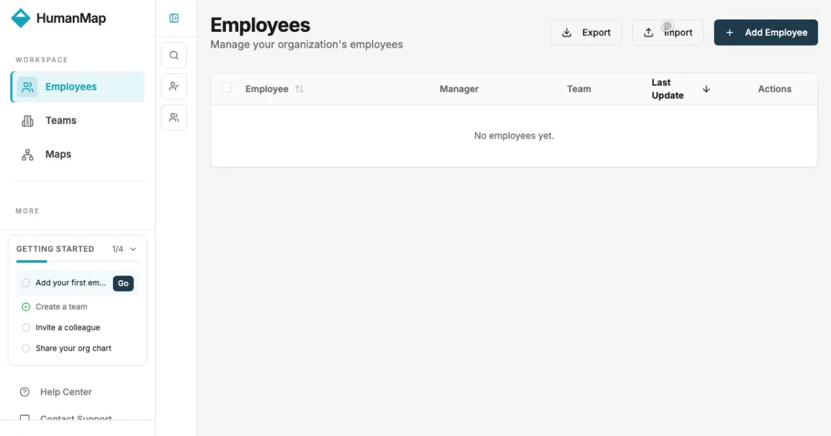 HumanMap | Live Org Chart Software for HR & People Ops